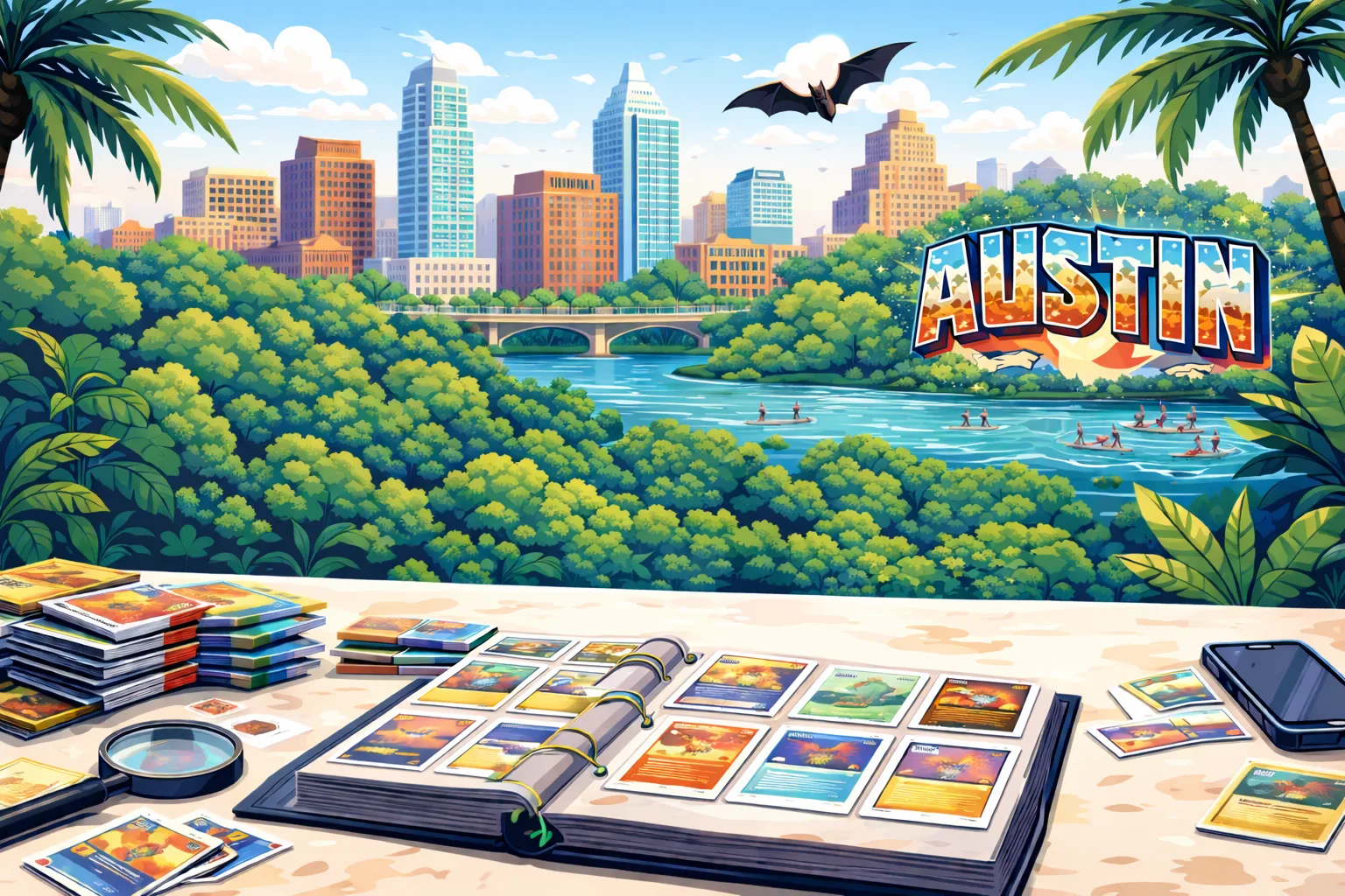 Mom and Pop Card Show Austin TX Hero Image